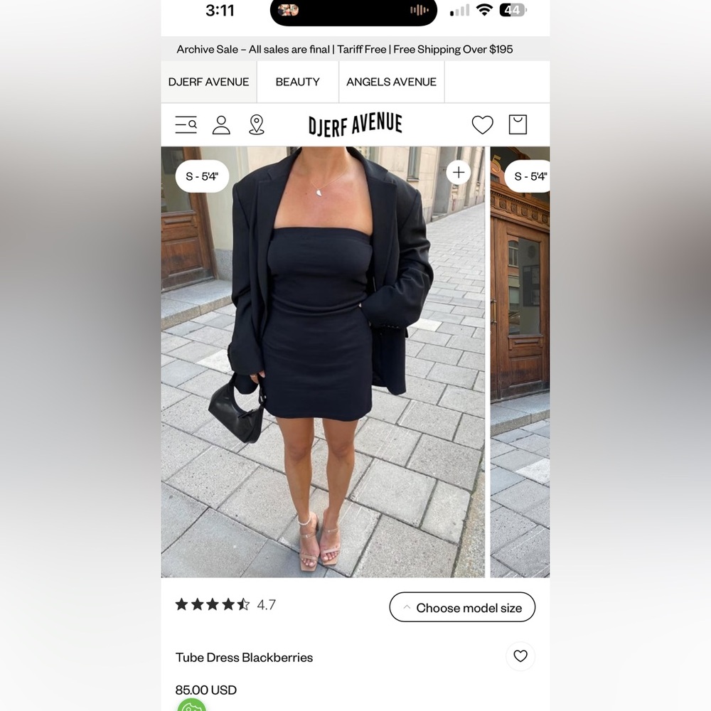 Djerf Avenue Tube Dress